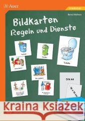 Bildkarten: Regeln und Dienste : Klasse(nzimmer) gut organisiert mit 44 motivierenden Karten. Grundschule Wehren, Bernd 9783403070283 Auer