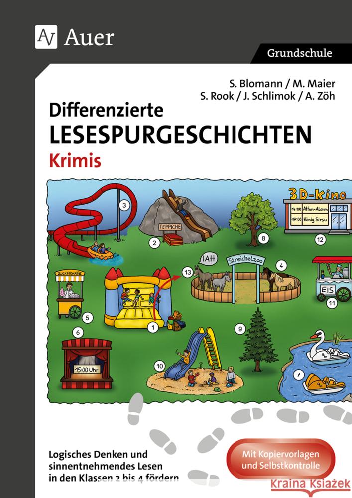 Differenzierte Lesespurgeschichten Krimis Blomann, S., Maier, M., Rook, S. 9783403084099 Auer Verlag in der AAP Lehrerwelt GmbH