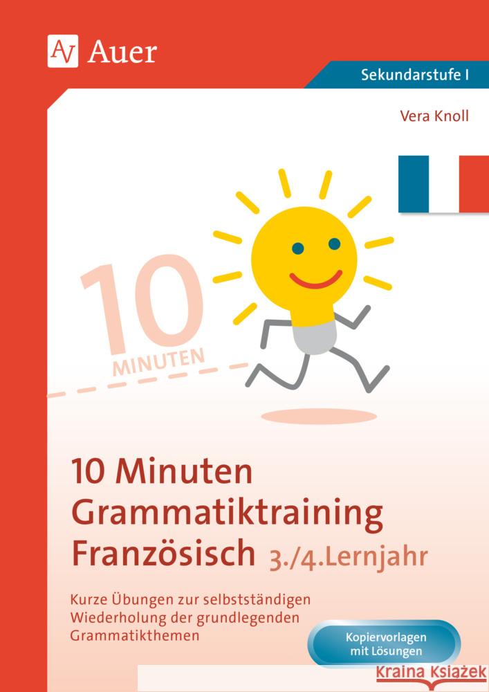 10-Minuten-Grammatiktraining Französisch Lj. 3-4 Knoll, Vera 9783403084471