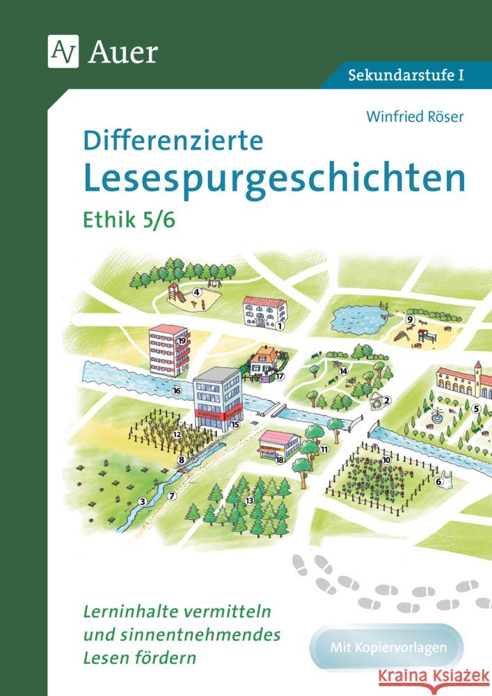 Differenzierte Lesespurgeschichten Ethik 5-6 Röser, Winfried 9783403085126