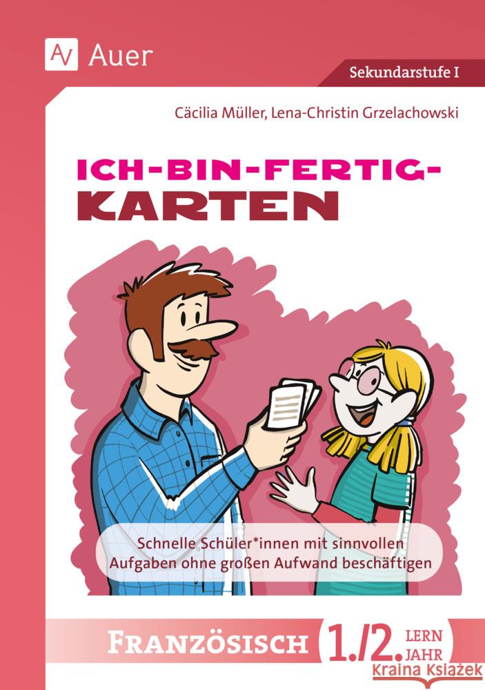 Ich-bin-fertig-Karten Französisch Lernjahr 1-2 Müller, Cäcilia, Grzelachowski, Lena-Christin 9783403087489