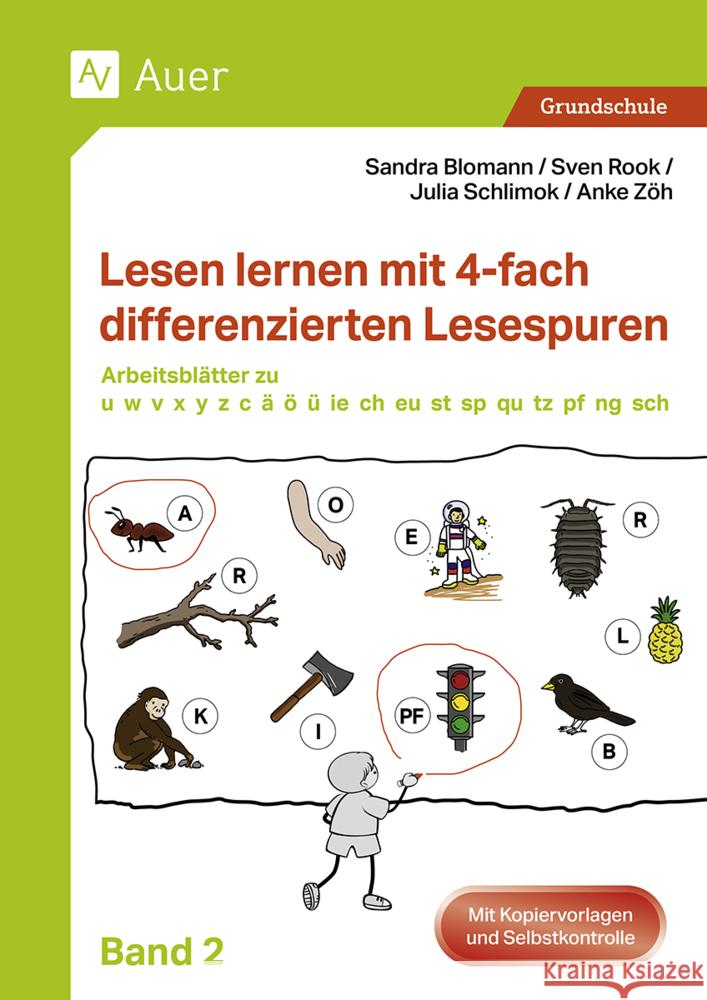 Lesen lernen mit 4-fach differenzierten Lesespuren Blomann, S., Rook, S., Schlimok, J. 9783403088141 Auer Verlag in der AAP Lehrerwelt GmbH