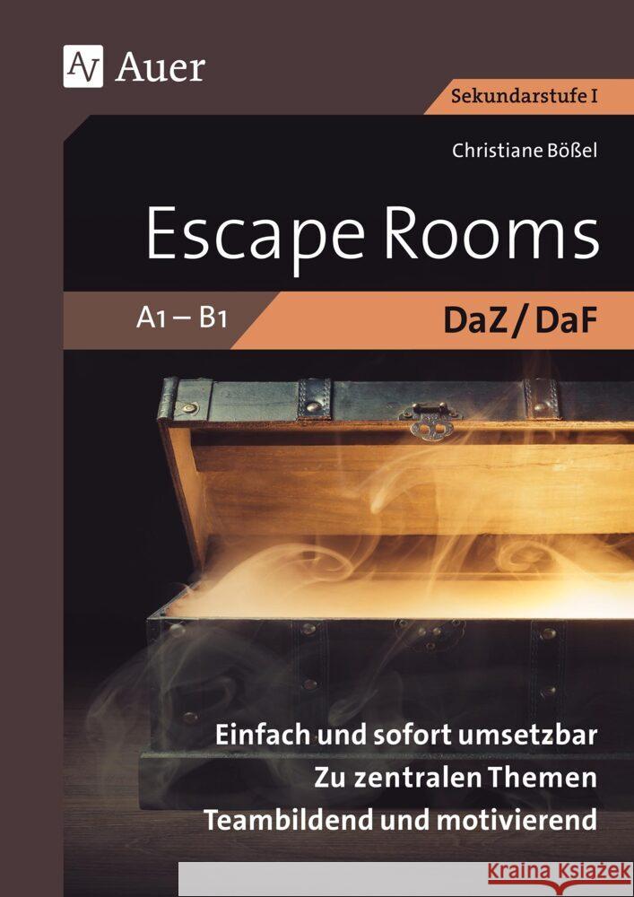Escape Rooms DaZ-DaF A1-B1 Bößel, Christiane 9783403092865 Auer Verlag in der AAP Lehrerwelt GmbH