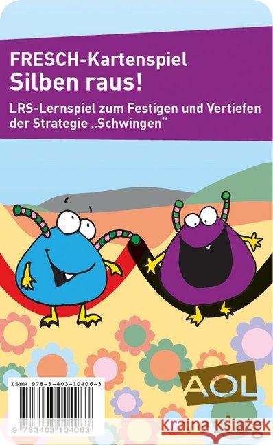FRESCH-Kartenspiel: Silben raus! (Kartenspiel) : Lernspiel zum Festigen und Vertiefen der Strategie 