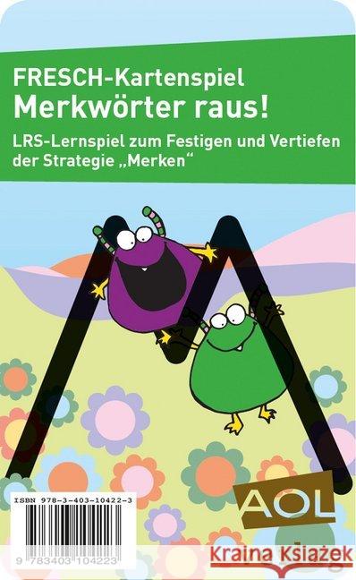 FRESCH-Kartenspiel: Merkwörter raus! (Kartenspiel) : LRS-Lernspiel zum Festigen und Vertiefen der Strategie 