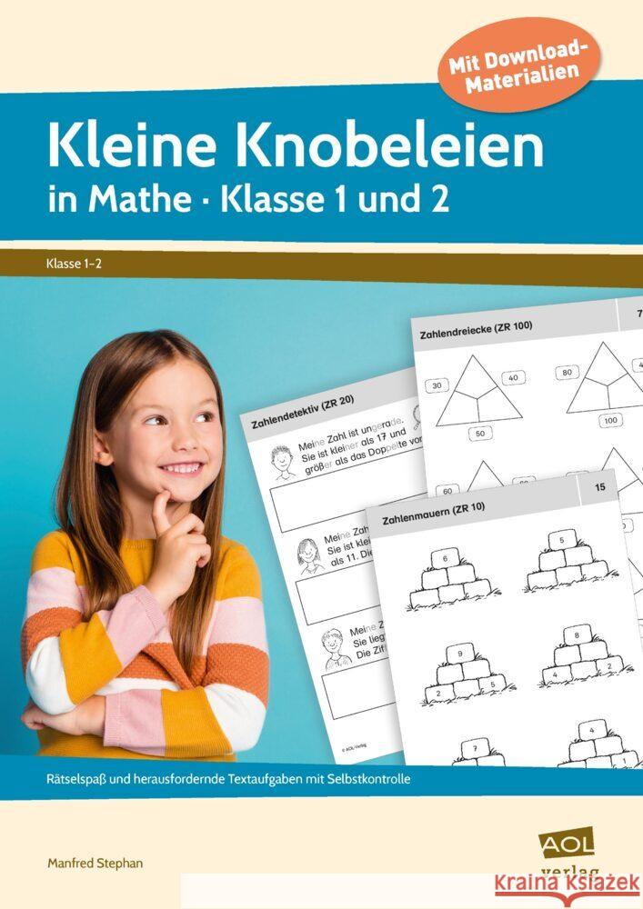 Kleine Knobeleien in Mathe - Klasse 1 und 2 Stephan, Manfred 9783403107002 Scolix