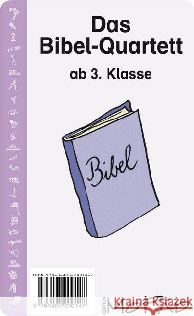 Das Bibel-Quartett (Kartenspiel) : ab 3. Klasse Wehren, Bernd 9783403200147 Persen Verlag in der AAP Lehrerfachverlage Gm