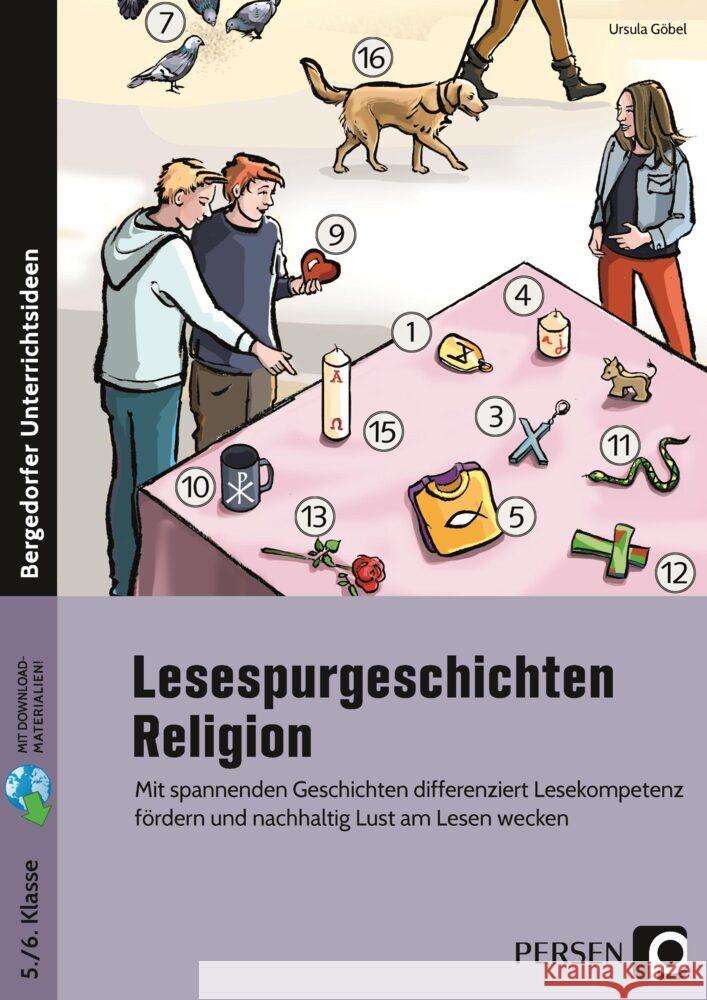 Lesespurgeschichten 5./6. Klasse - Religion Göbel, Ursula 9783403206415