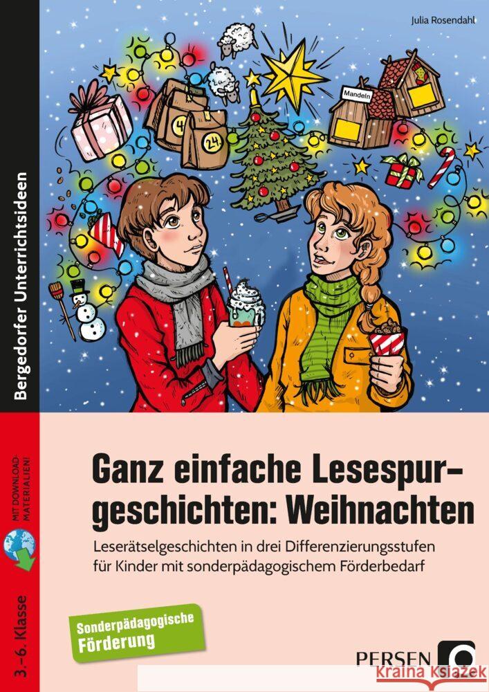 Ganz einfache Lesespurgeschichten: Weihnachten Rosendahl, Julia 9783403208167 Persen Verlag in der AAP Lehrerwelt