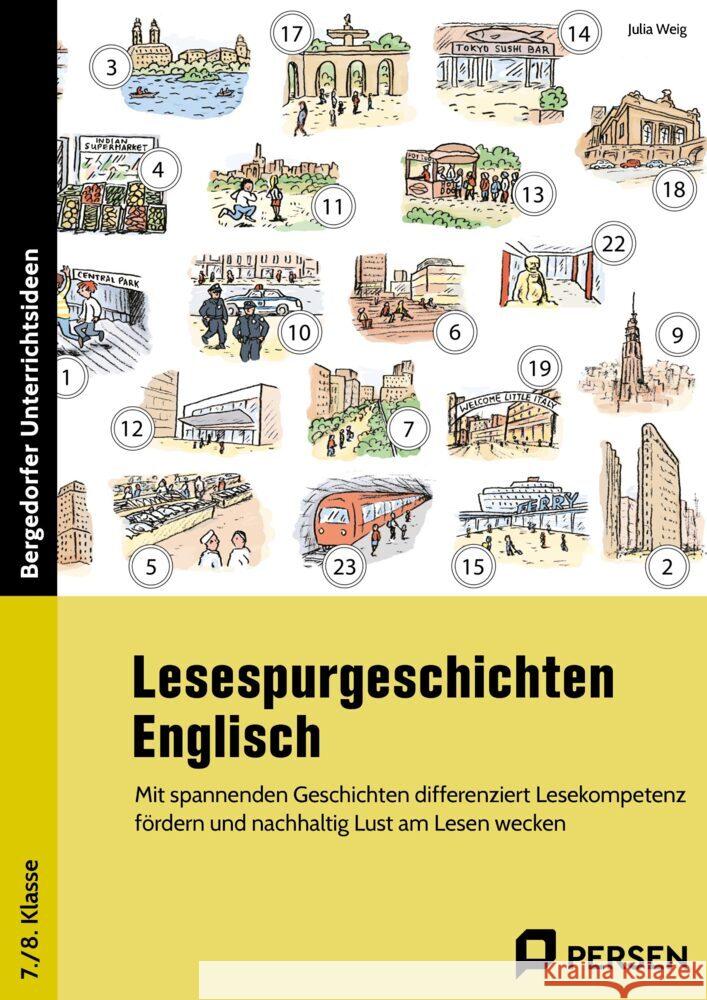 Lesespurgeschichten 7./8. Klasse - Englisch Weig, Julia 9783403209881 Persen Verlag in der AAP Lehrerwelt