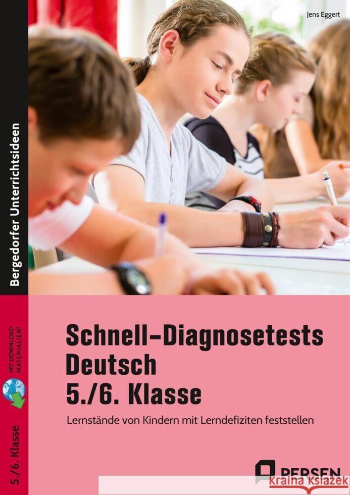 Schnell-Diagnosetests Deutsch 5./6. Klasse Eggert, Jens 9783403210900