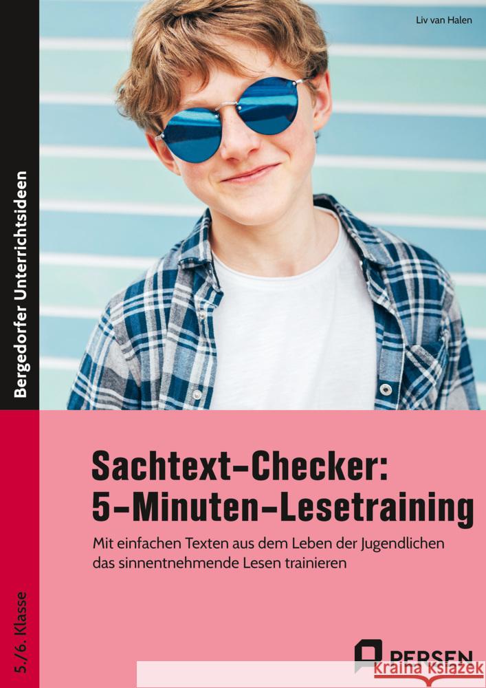 Sachtext-Checker: 5-Minuten-Lesetraining Halen, Liv van 9783403211457 Persen Verlag in der AAP Lehrerwelt