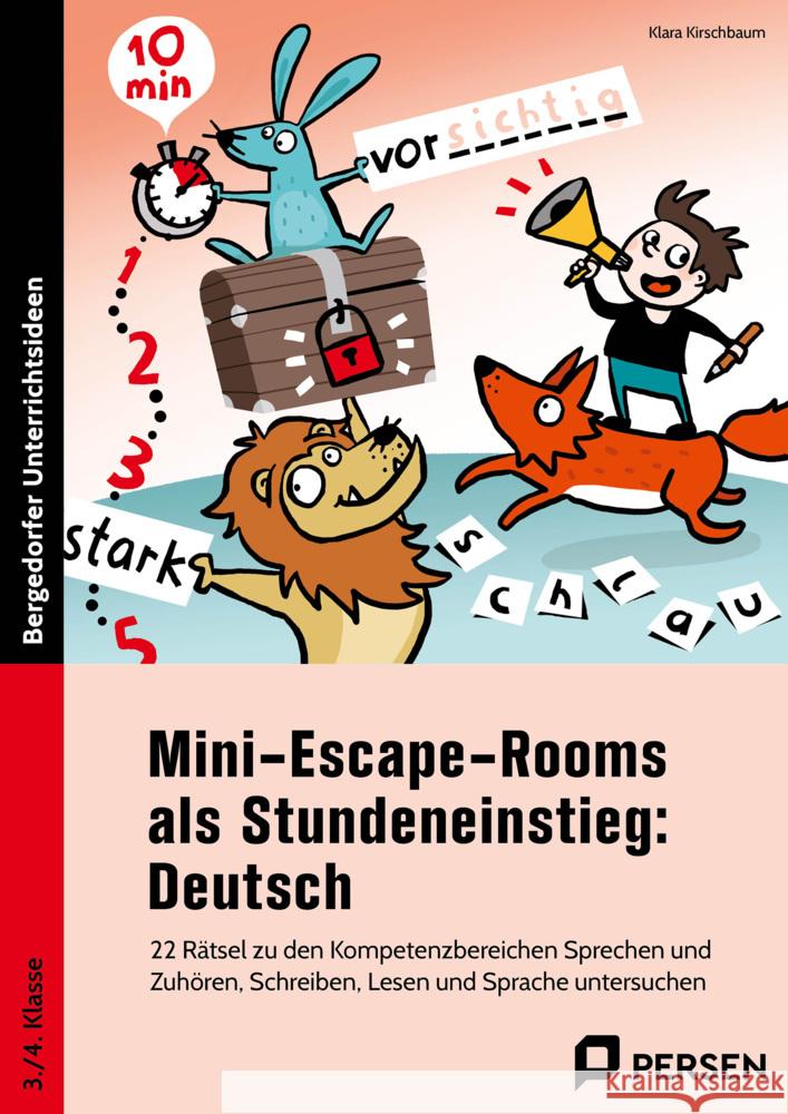 Mini-Escape-Rooms als Stundeneinstieg: Deutsch Kirschbaum, Klara 9783403211563