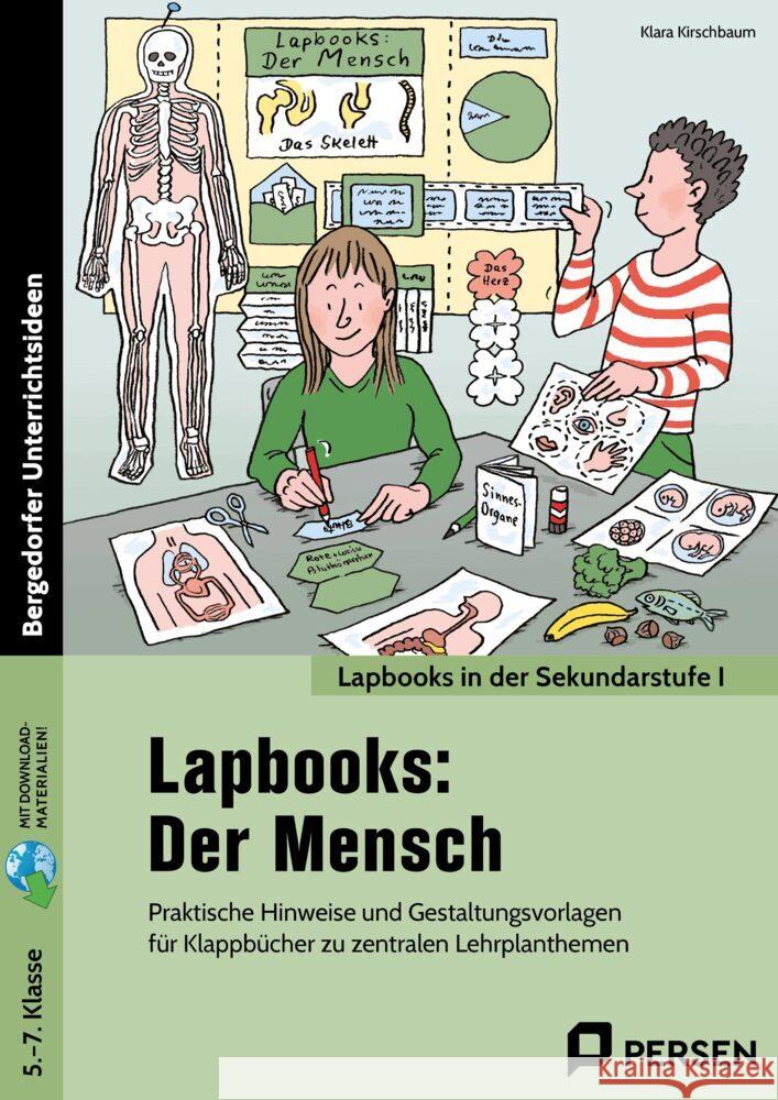 Lapbooks: Der Mensch Kirschbaum, Klara 9783403211570 Persen Verlag in der AAP Lehrerwelt