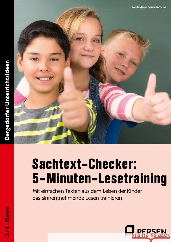 Sachtext-Checker: 5-Minuten-Lesetraining - GS Grundschule, Redaktion 9783403212003
