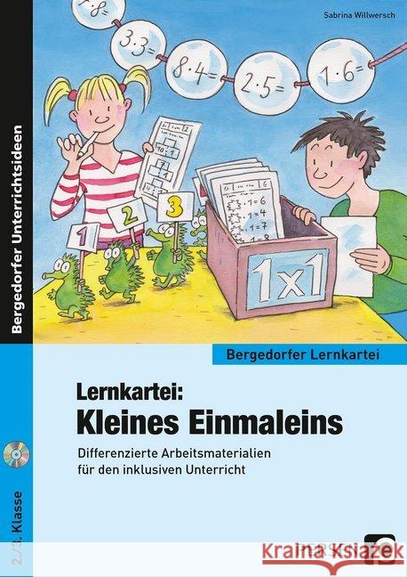 Lernkartei: Kleines Einmaleins, m. CD-ROM : Differenzierte Arbeitsmaterialien für den inklusiven Unterricht (2. und 3. Klasse) Willwersch, Sabrina 9783403236238