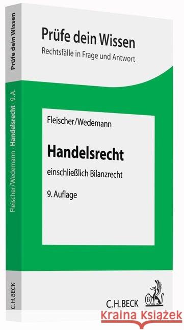 Handelsrecht einschließlich Bilanzrecht Wiedemann, Herbert 9783406593321 Beck Juristischer Verlag