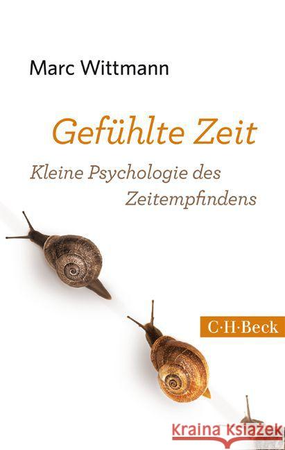 Gefühlte Zeit : Kleine Psychologie des Zeitempfindens Wittmann, Marc 9783406664274