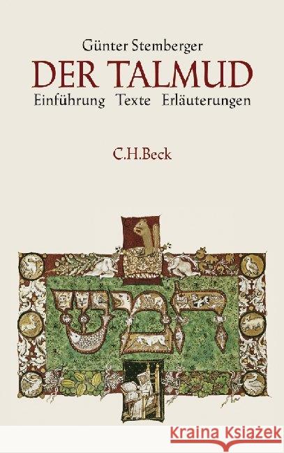 Der Talmud : Einführung, Texte, Erläuterungen Stemberger, Günter 9783406744730