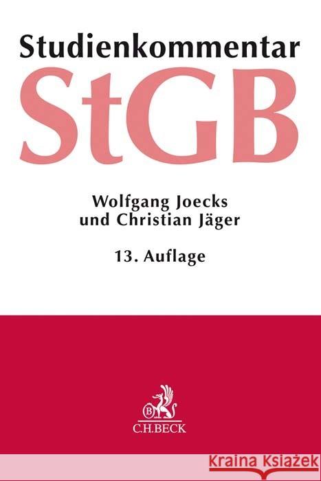 Strafgesetzbuch Joecks, Wolfgang, Jäger, Christian 9783406754135 Beck Juristischer Verlag