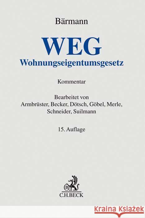 WEG Armbrüster, Christian, Becker, Matthias, Dötsch, Wolfgang 9783406762215