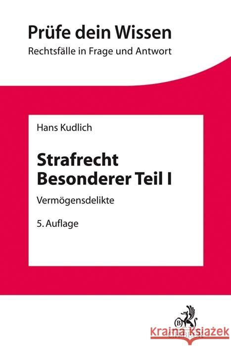 Strafrecht Besonderer Teil I Kudlich, Hans 9783406764615