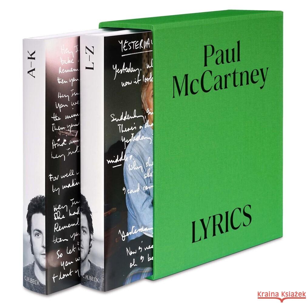 Lyrics, Deutsche Ausgabe, 2 Bde. McCartney, Paul 9783406776502