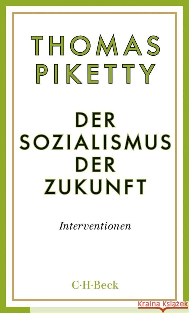 Der Sozialismus der Zukunft Piketty, Thomas 9783406777349