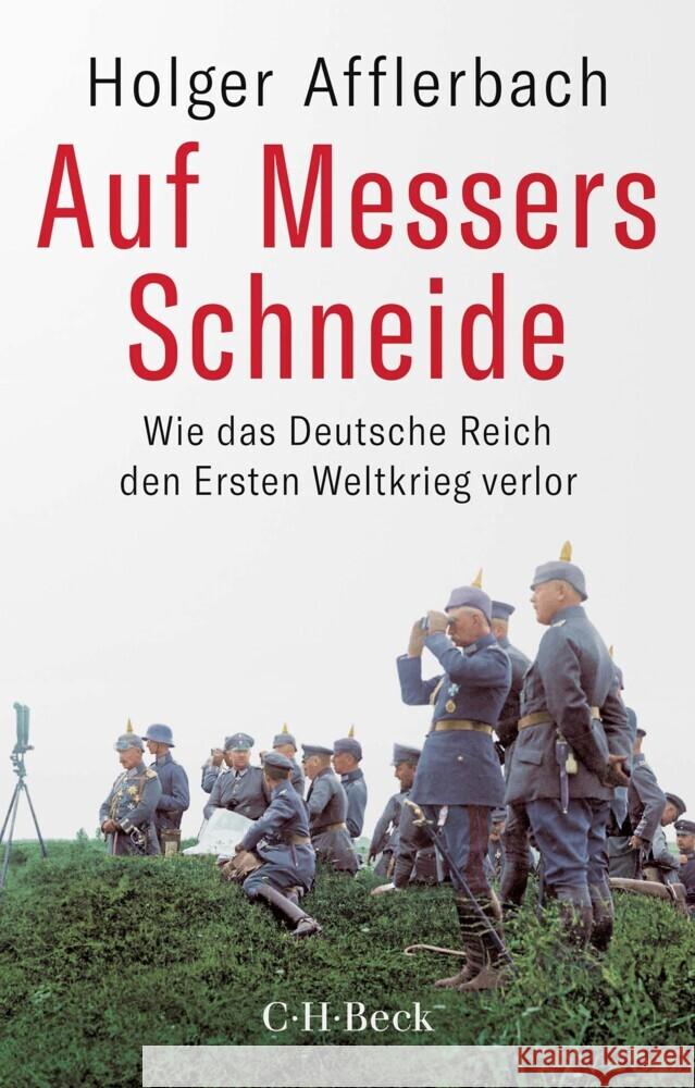 Auf Messers Schneide Afflerbach, Holger 9783406777431