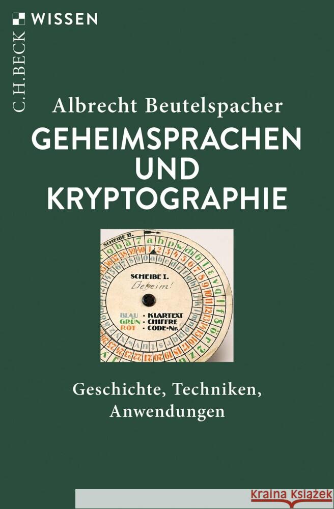 Geheimsprachen und Kryptographie Beutelspacher, Albrecht 9783406785771 Beck