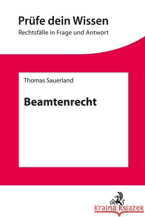 Beamtenrecht Sauerland, Thomas 9783406794063