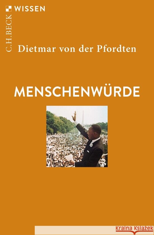 Menschenwürde Pfordten, Dietmar von der 9783406796951