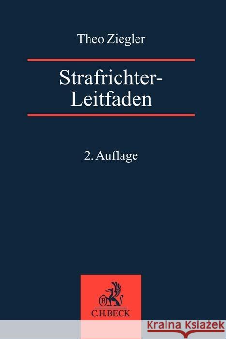 Strafrichter-Leitfaden Ziegler, Theo 9783406797002