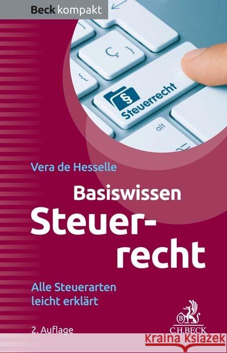 Basiswissen Steuerrecht Hesselle, Vera de 9783406805851 Beck Juristischer Verlag
