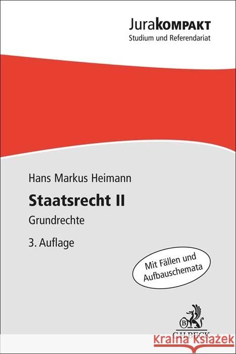 Staatsrecht II Heimann, Hans Markus 9783406809224 Beck Juristischer Verlag