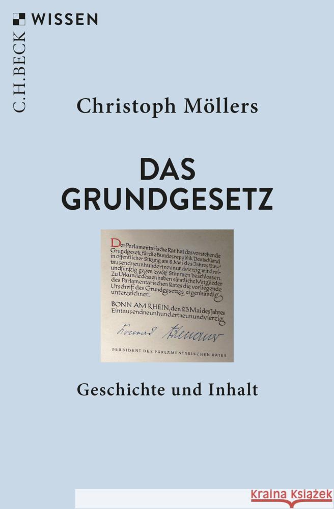 Das Grundgesetz Möllers, Christoph 9783406825781