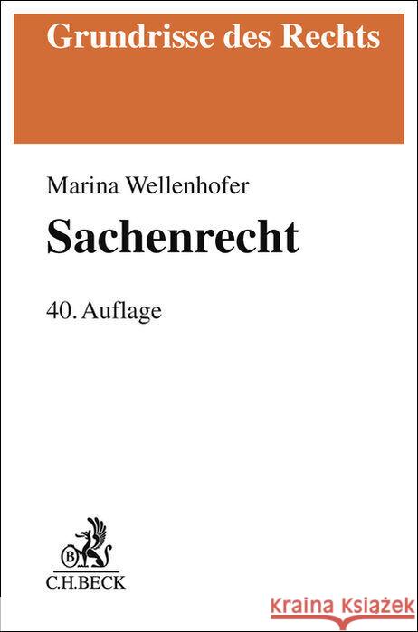 Sachenrecht Wolf, Manfred, Wellenhofer, Marina 9783406831652