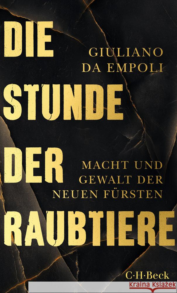 Die Stunde der Raubtiere Empoli, Giuliano da 9783406838217