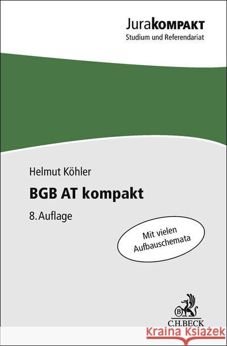 BGB AT kompakt Köhler, Helmut 9783406839771