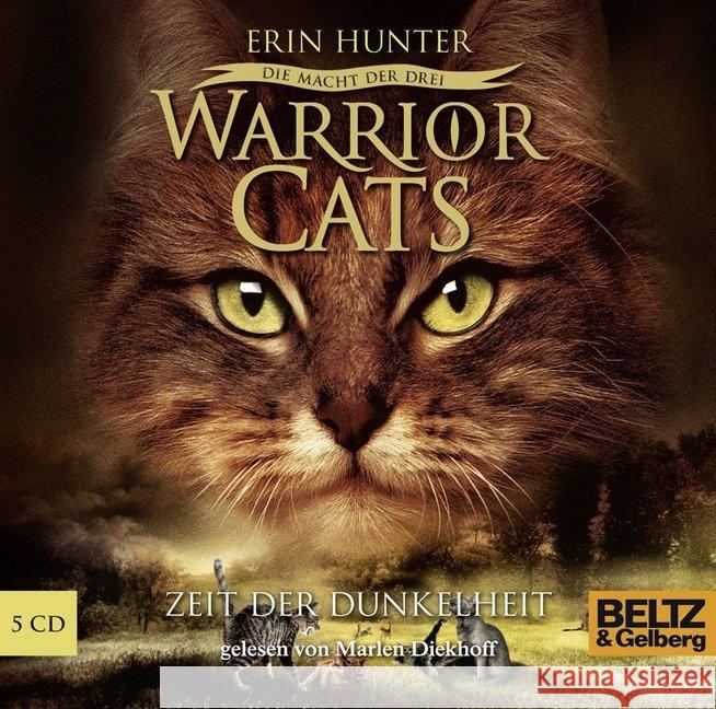 Warrior Cats - Die Macht der drei, Zeit der Dunkelheit, 5 Audio-CDs Hunter, Erin 9783407811370