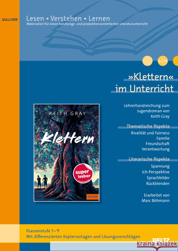»Klettern« im Unterricht Böhmann, Marc 9783407824127