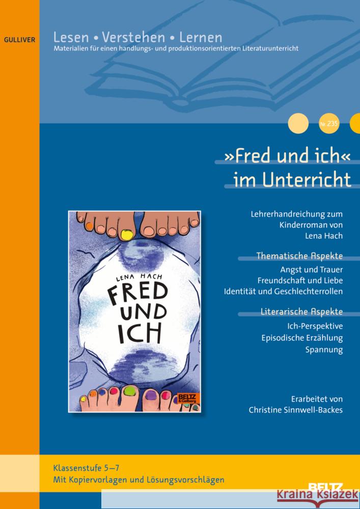 »Fred und ich« im Unterricht Sinnwell-Backes, Christine 9783407824189