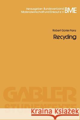 Recycling Robert Gunter Panz 9783409017060 Gabler Verlag