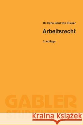 Arbeitsrecht Hans-Gerd Vo 9783409021265