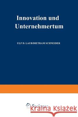 Innovation Und Unternehmertum Ulf Laub Ulf Laub 9783409132152 Gabler Verlag