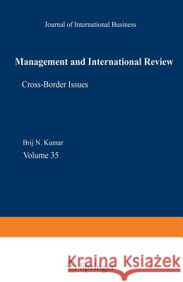 Euro-Asian Management and Business I: Cross-Border Issues Brij N. Kumar 9783409137720