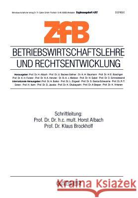 Betriebswirtschaftslehre Und Rechtsentwicklung Albach, Horst 9783409139557