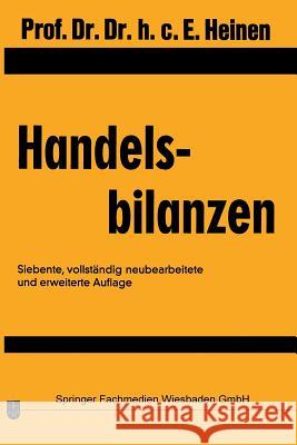 Handelsbilanzen Edmund Heinen 9783409167048