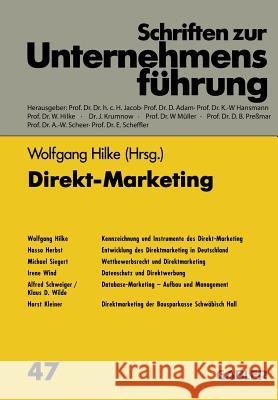 Direkt-Marketing Wolfgang Hilke 9783409179157