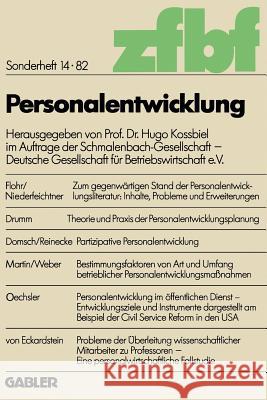 Personalentwicklung Hugo Kossbiel 9783409190817 Gabler Verlag